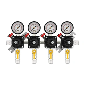 Talos 4-product fittings Secondary CO2 Gas Regulator