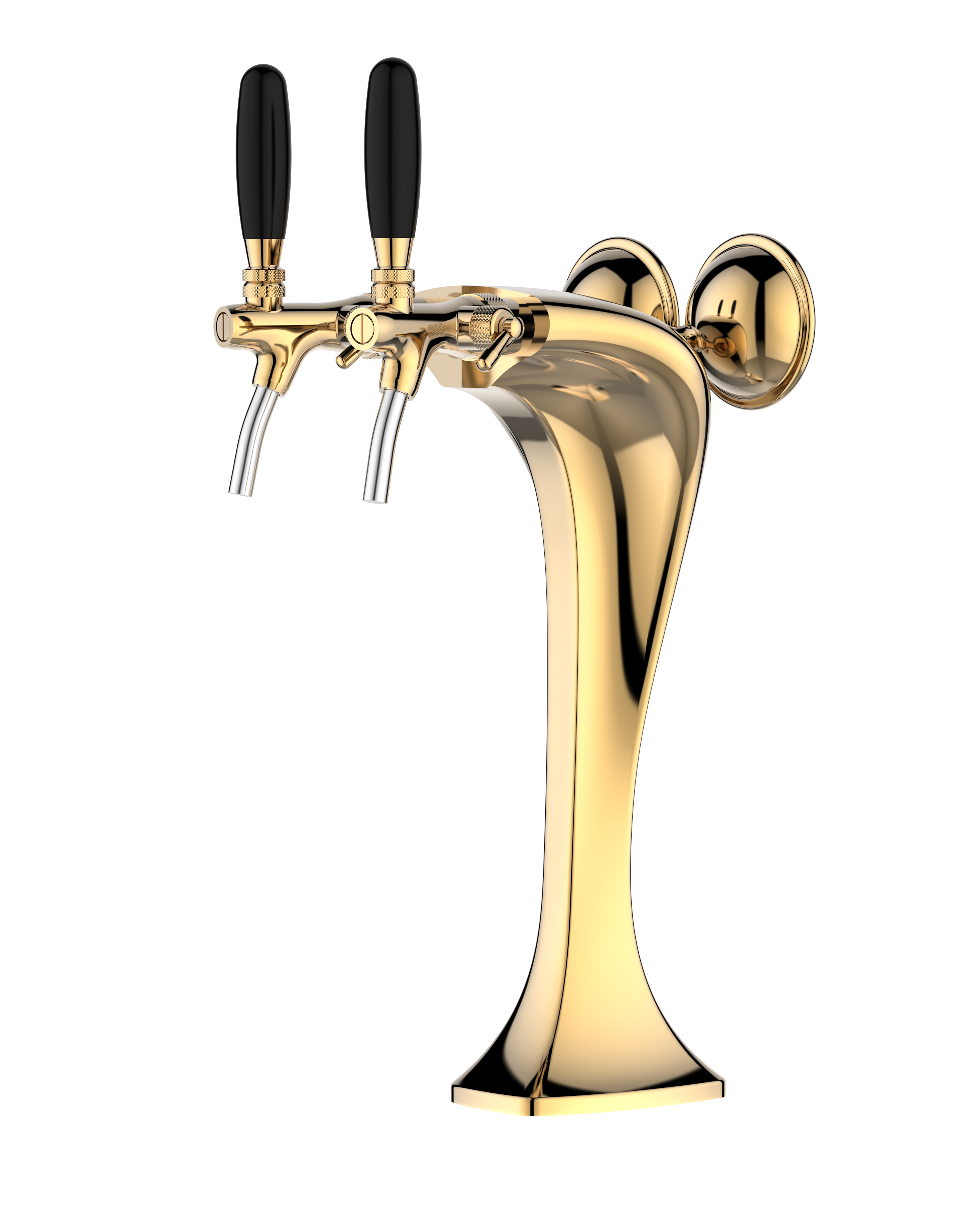 TALOS Cobra Tap Tower PVD 2-way Dispensing Tower Draft Beer Tower