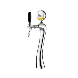 TALOS Elegance Tap Tower Chrome 1-way Dispensing Tower Draft Beer Tower