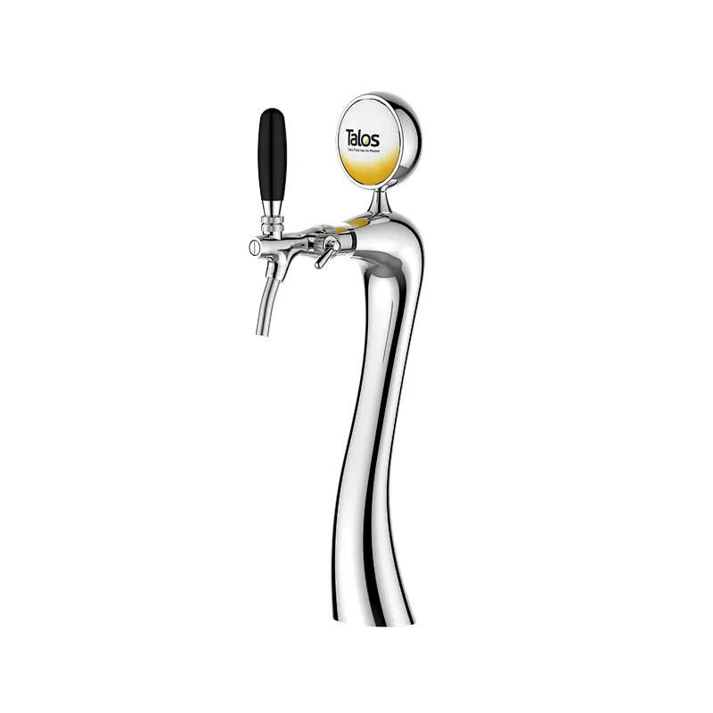 TALOS Elegance Tap Tower Chrome 1-way Dispensing Tower Draft Beer Tower