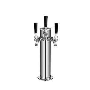 TALOS Beer Keg Tower Triple Chrome Tower Stainless Steel Draft Beer Tower