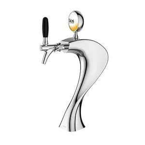 TALOS Dragon Tap Tower Chrome 1-way Dispensing Tower Draft Beer Tower