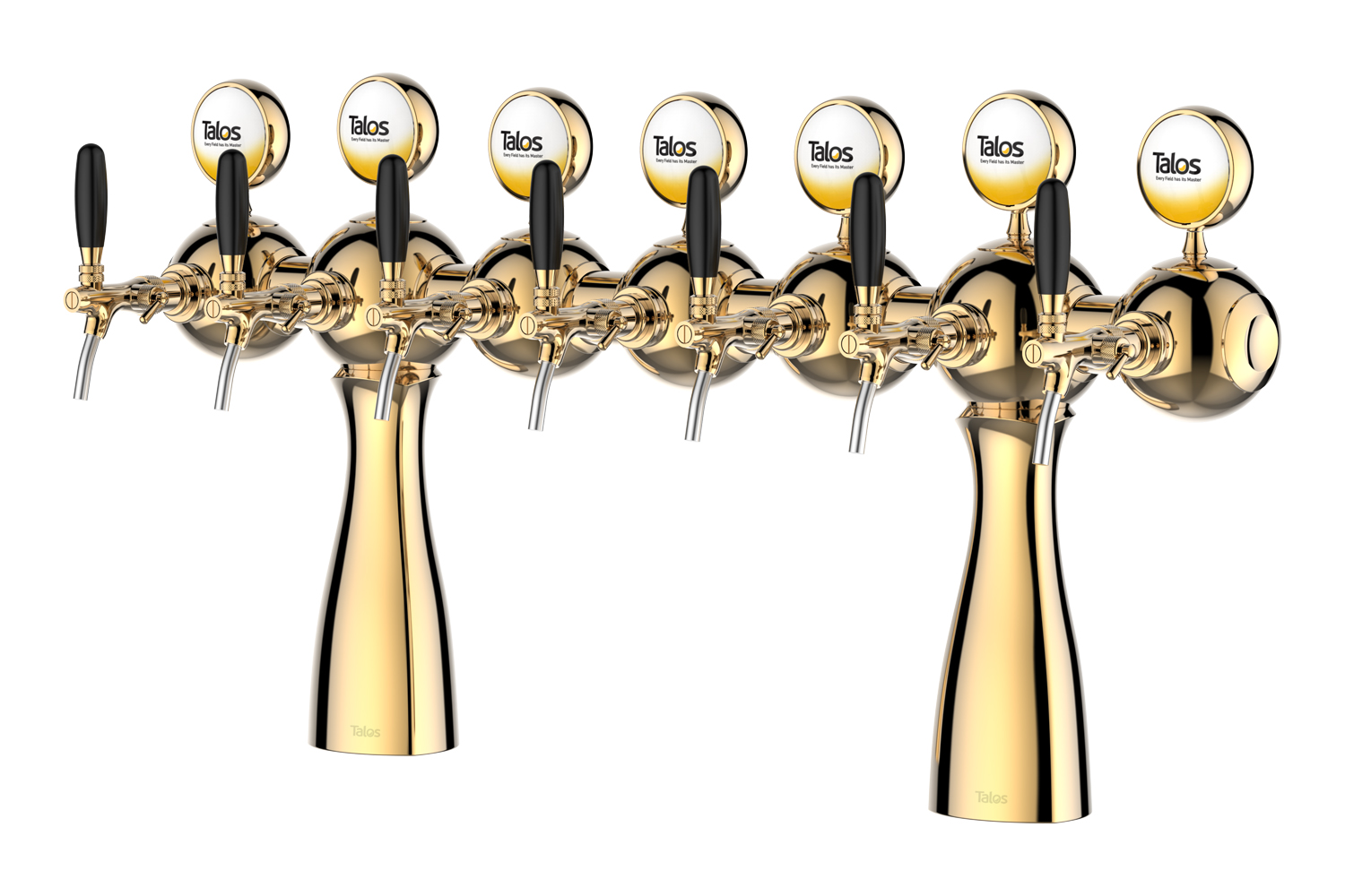 TALOS Parisian Tap Tower PVD 7-way Dispensing Tower Draft Beer Tower