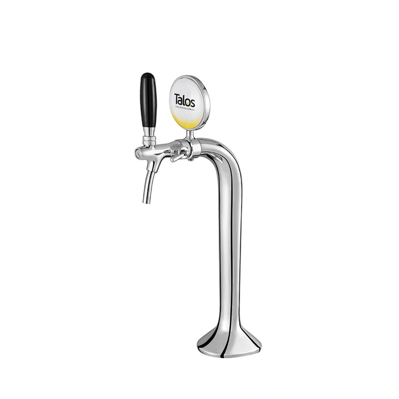 TALOS Classic Tap Tower Chrome 1-way Dispensing Tower Draft Beer Tower