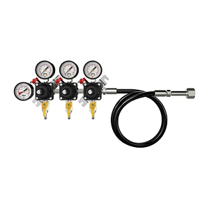 Talos 3-product Premium CO2 Beer Regulator with high pressure hose