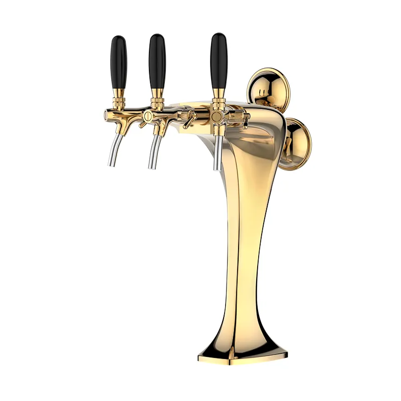TALOS Cobra Tap Tower PVD 3-way Dispensing Tower Draft Beer Tower