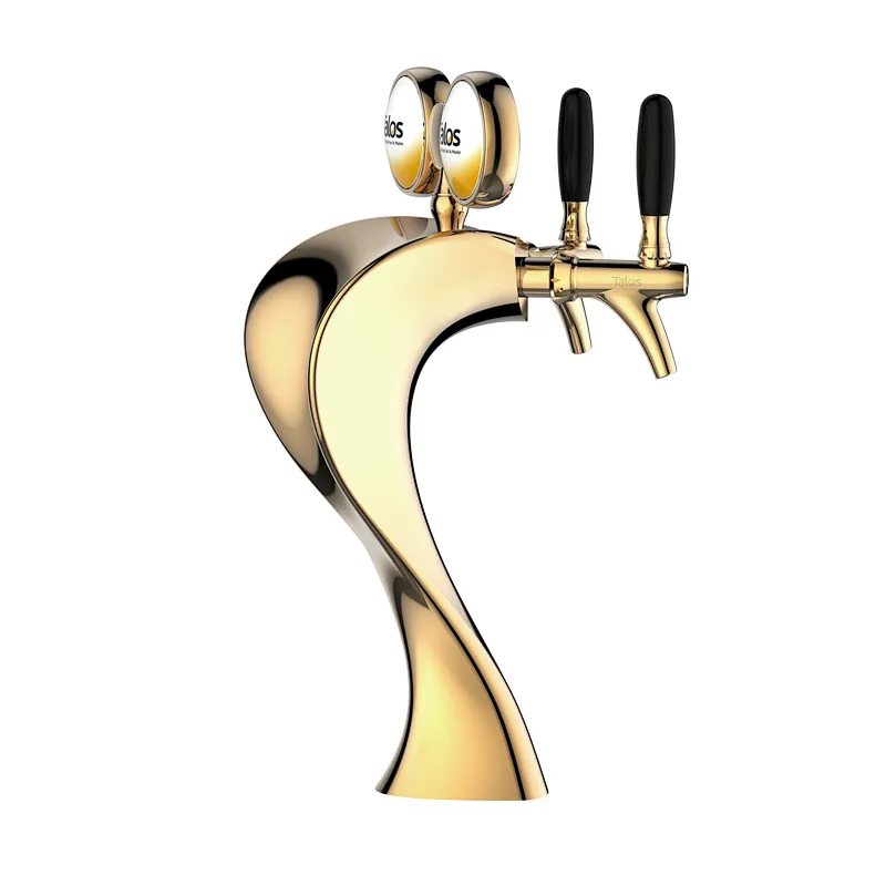 TALOS Dragon Tap Tower PVD 2-way Dispensing Tower Draft Beer Tower