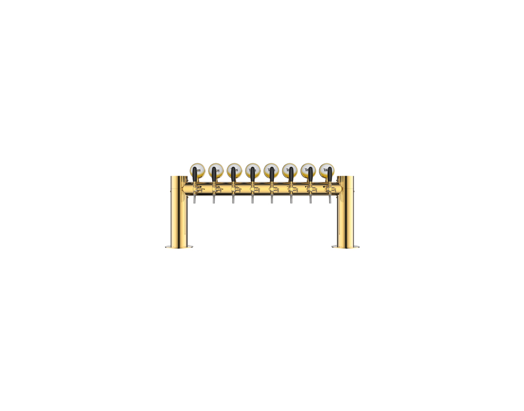 H 8 taps PVDbeer tower