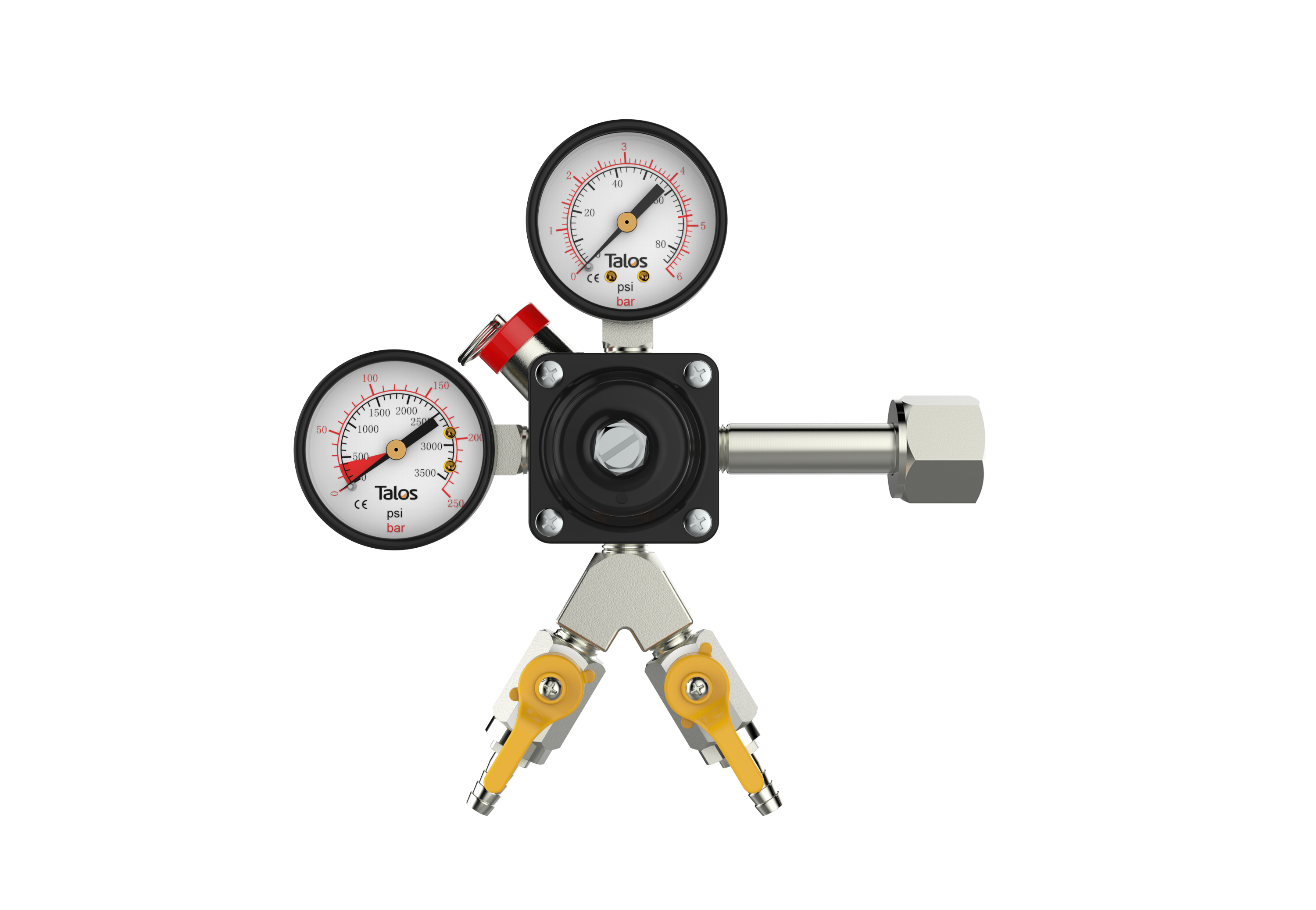 TALOS 2-way Premium CO2 Gas Regulator