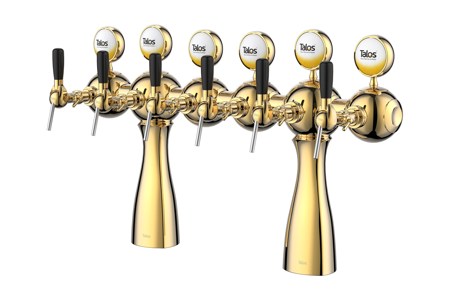 TALOS Parisian Tap Tower PVD 6-way Dispensing Tower Draft Beer Tower