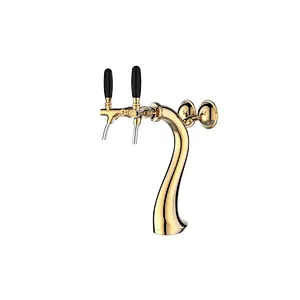 TALOS Swan Tap Tower PVD 2-way Dispensing Tower Draft Beer Tower