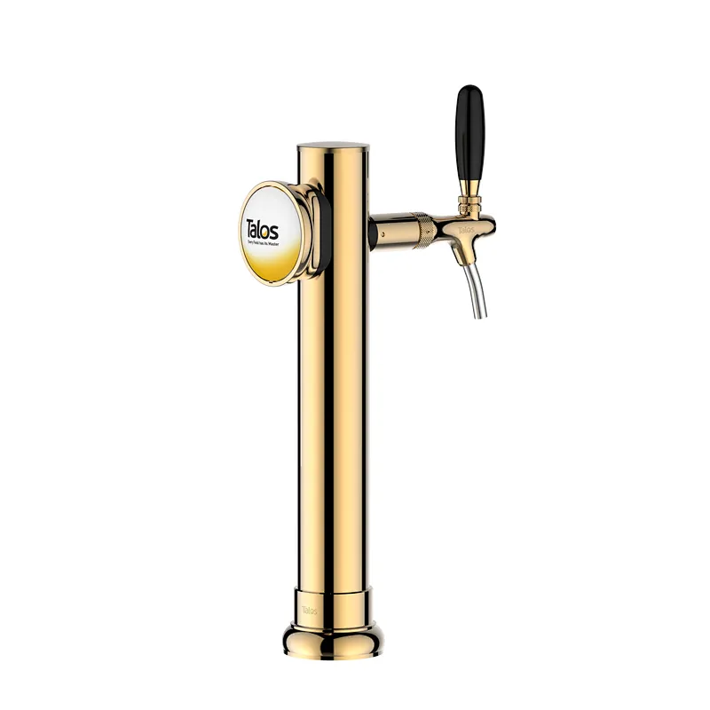 TALOS Straight Spine Tap Tower PVD 1-way Dispensing Tower Draft Beer Tower