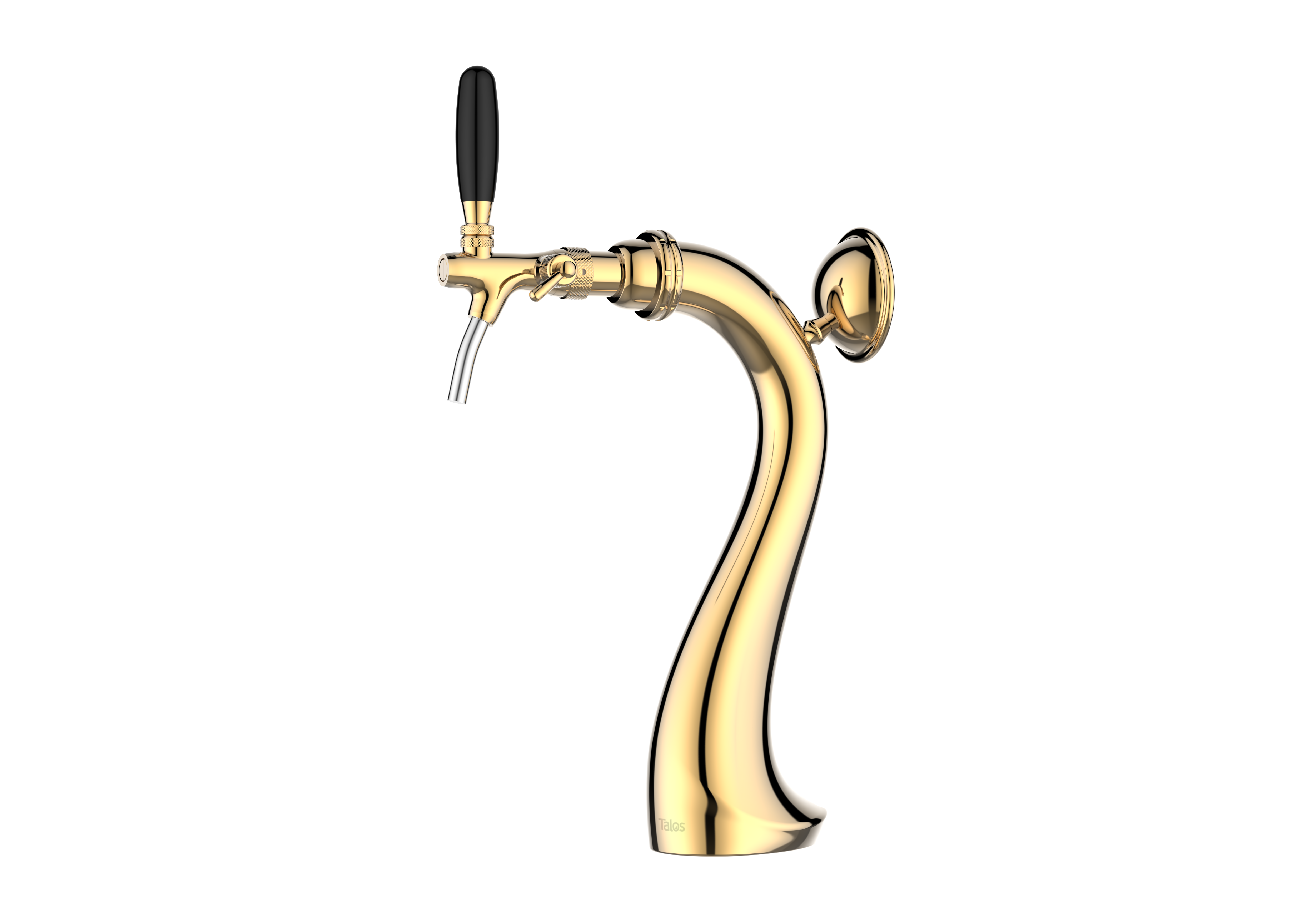 TALOS Swan Tap Tower PVD 1-way Dispensing Tower Draft Beer Tower