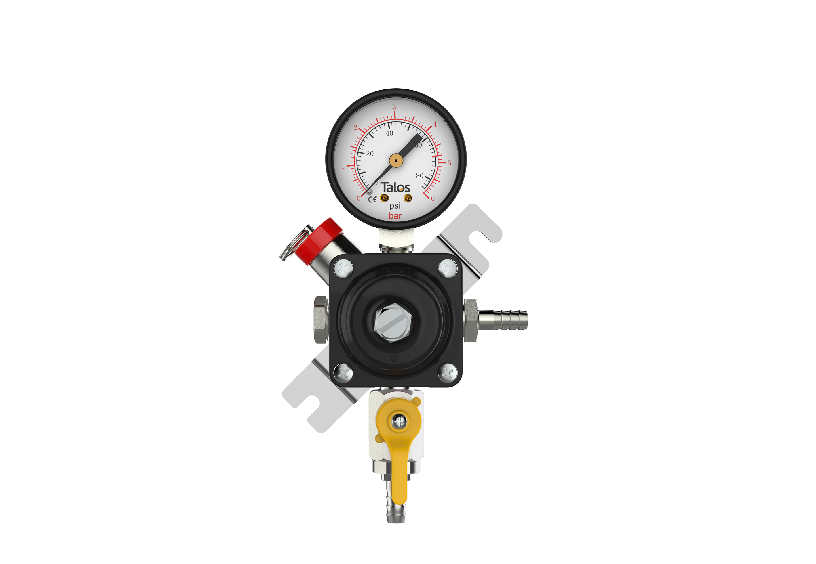 TALOS Secondary Plug +2barbs CO2 Beer Regulator