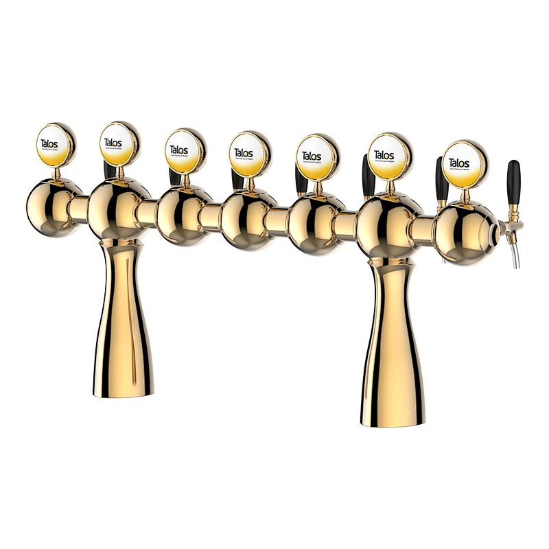 TALOS Parisian Tap Tower PVD 7-way Dispensing Tower Draft Beer Tower
