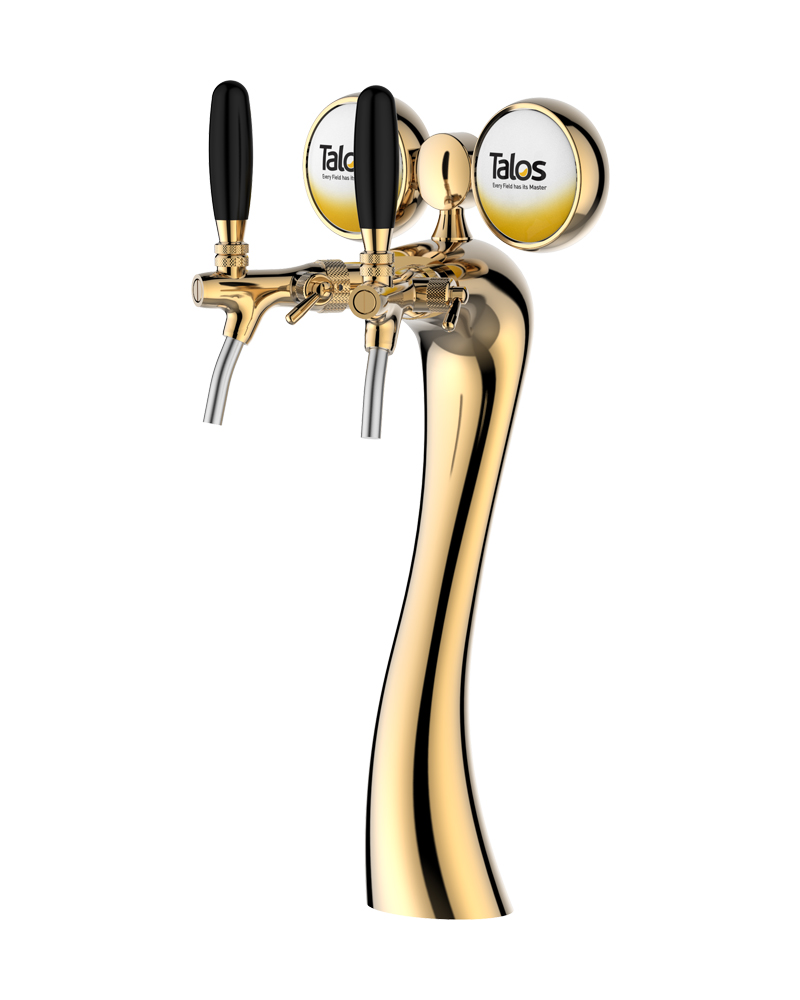 TALOS Elegance Tap Tower PVD 2-way Dispensing Tower Draft Beer Tower