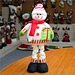 flashing santa claus christmas gift