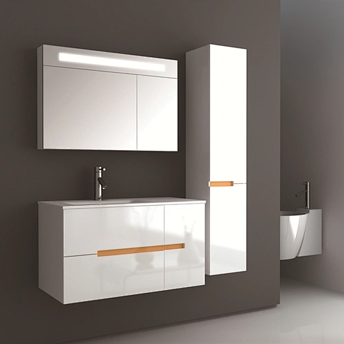 SM1070 new and modern pvc bathroom cabinet