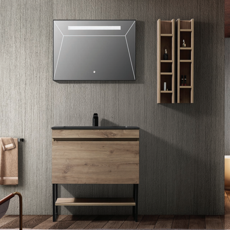 MF2001 wooden decor floor standing bathroom cabinet