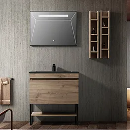 MF2001 wooden decor floor standing bathroom cabinet
