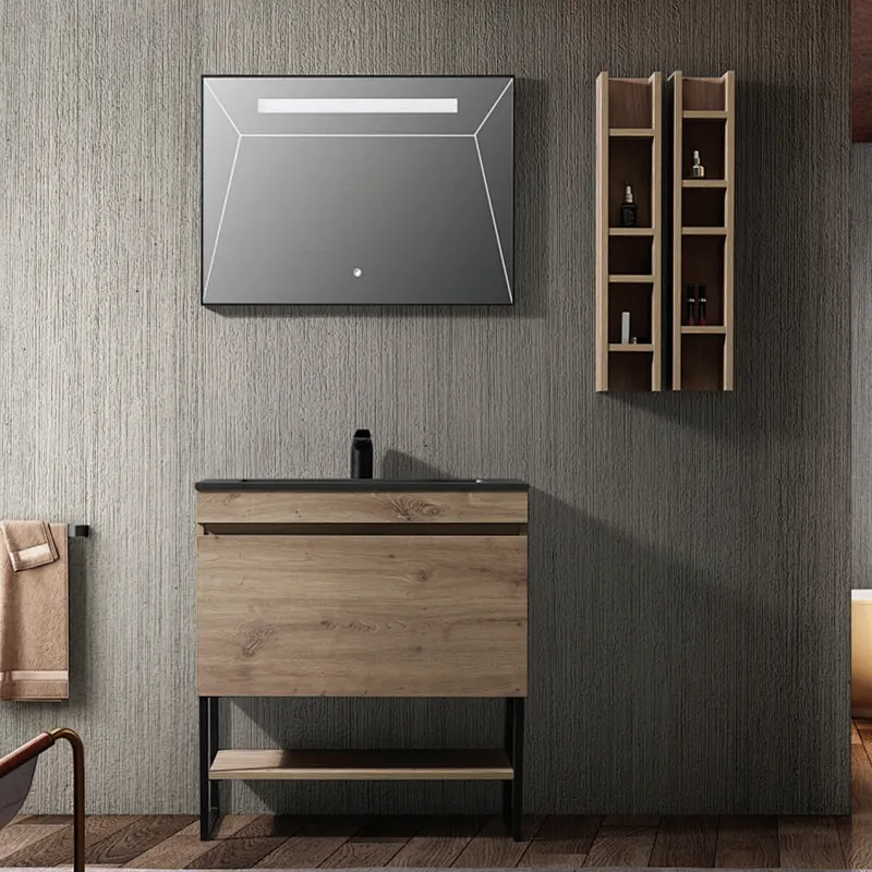 MF2001 wooden decor floor standing bathroom cabinet