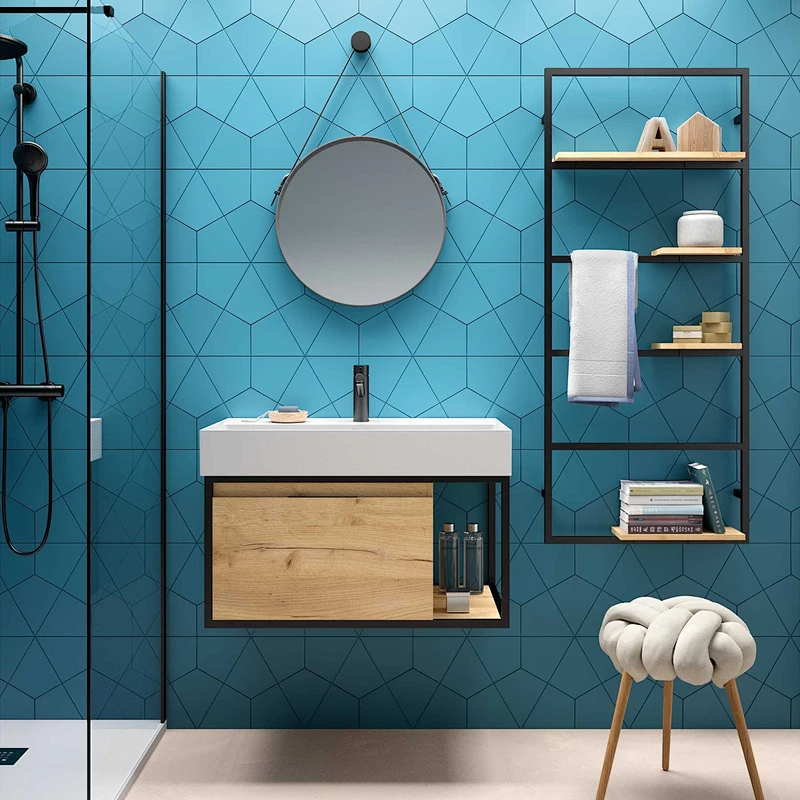 MS2001 steel-framed wooden bathroom cabinet