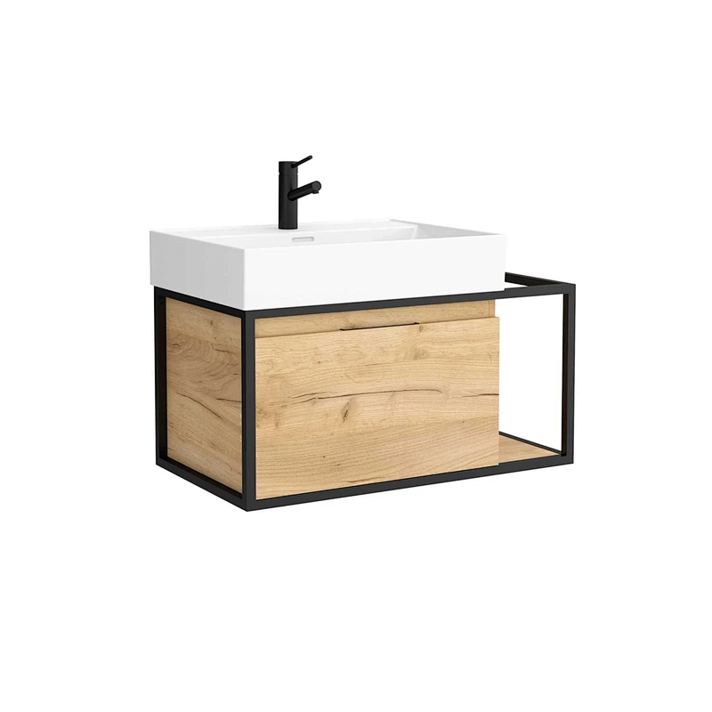 MS2001 steel-framed wooden bathroom cabinet
