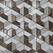Colored Hexagon Mosaic Tiles(Oak White+Dark Emperador+Pure white marble)