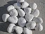 white pebble stone