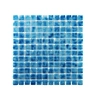 black mosaic tiles