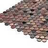 decorative tile stainless steel metal mosaic