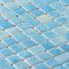 black mosaic tiles
