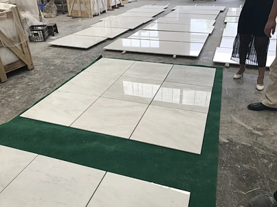 crystal white marble