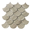 fan shaped mosaic tile