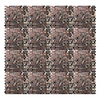 decorative tile stainless steel metal mosaic