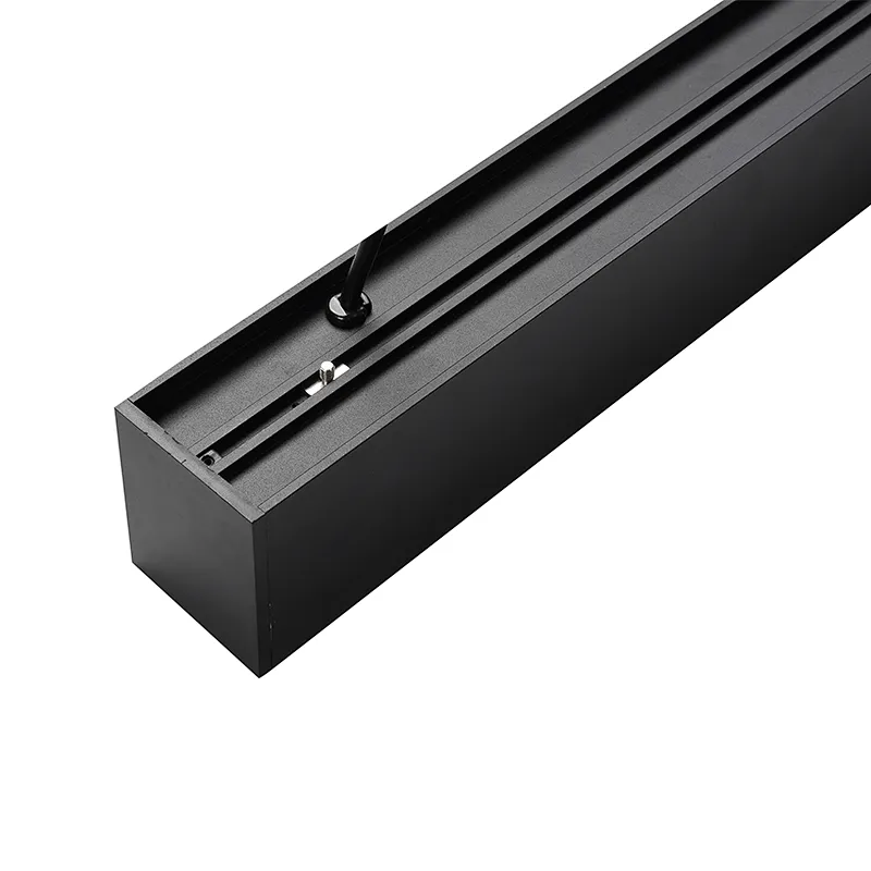 Linkable Led Linear Light, Suspended and wall mounted installations,
