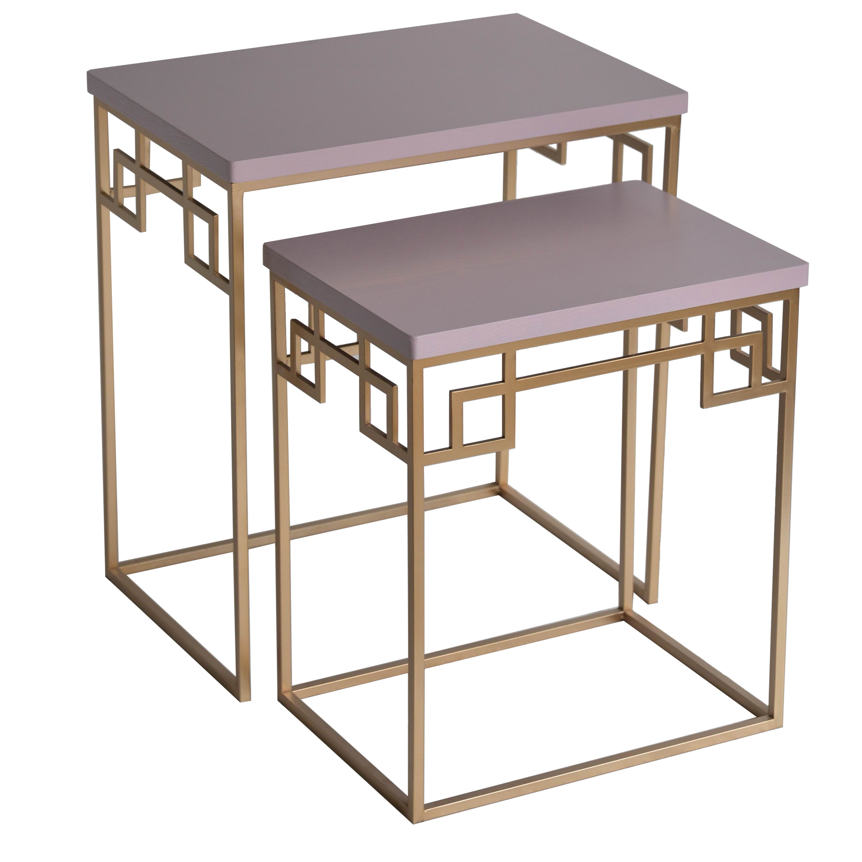 Nesting Pink Accent Tables