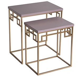 Nesting Pink Accent Tables