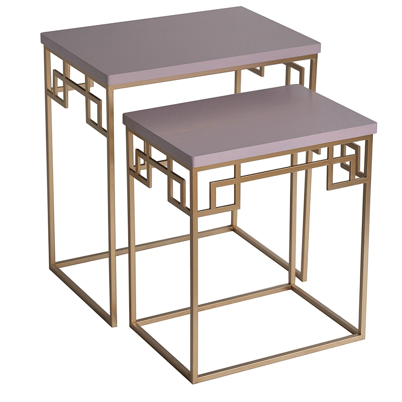 Nesting Pink Accent Tables