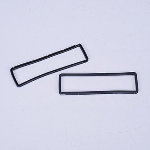 OEM heat-resistance silicone rubber rectangular seal gasket, flat washers in professional design
