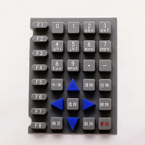 Guangdong silicone press numeric keypad with conductive pill
