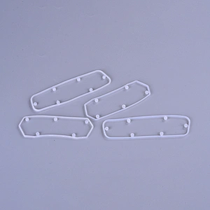 guangdong waterproof transparent in different shapes silicone rubber flat washer, gasket sealing