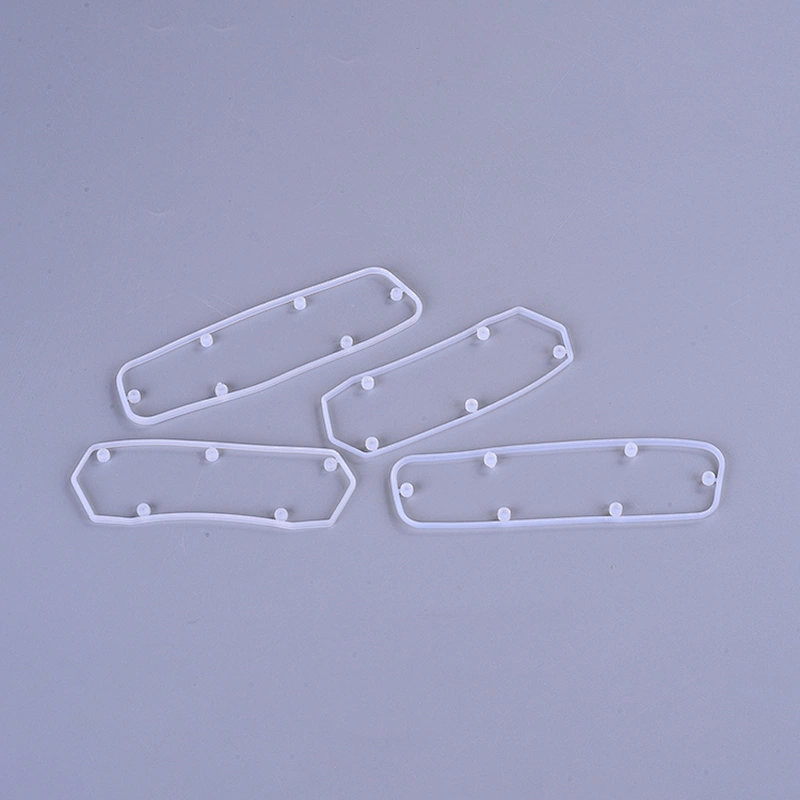 guangdong waterproof transparent in different shapes silicone rubber flat washer, gasket sealing