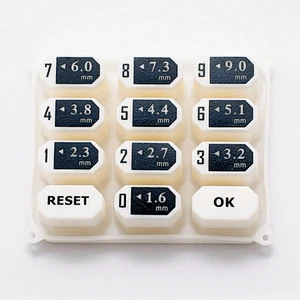 Guangdong silicone press numeric keypad with conductive pill
