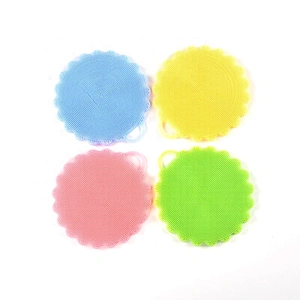 food grade kitchen silicone sponge kitchen clean washing brush