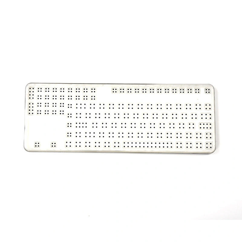 Factory price custom high quality waterproof spill resistant durable hard silicone rubber wire computer keyboard