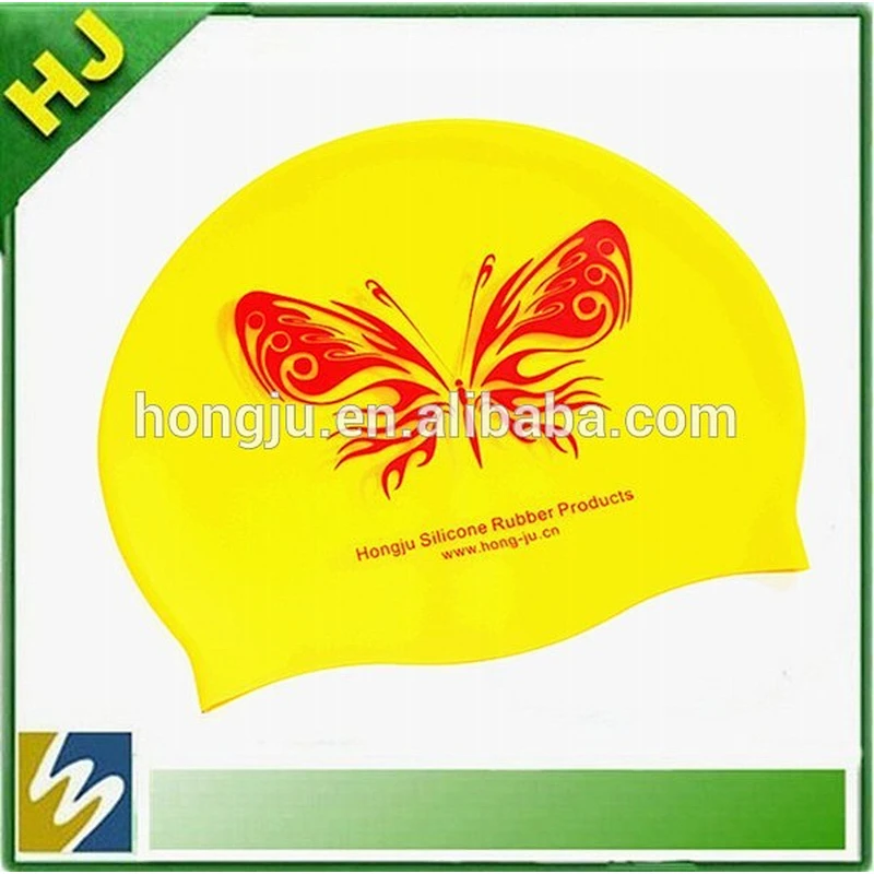 custom colorful swimming hat silicone