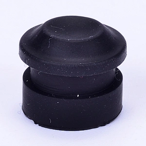 Hongju customized durable hard black heat resistant different shapes silicone rubber button cover