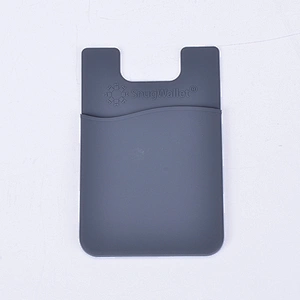 Hongju customized various style waterproof silicone rubber credit card, business card holders/wallet