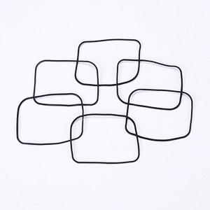 Hongju OEM heat-resistance rectangular rubber seal gasket